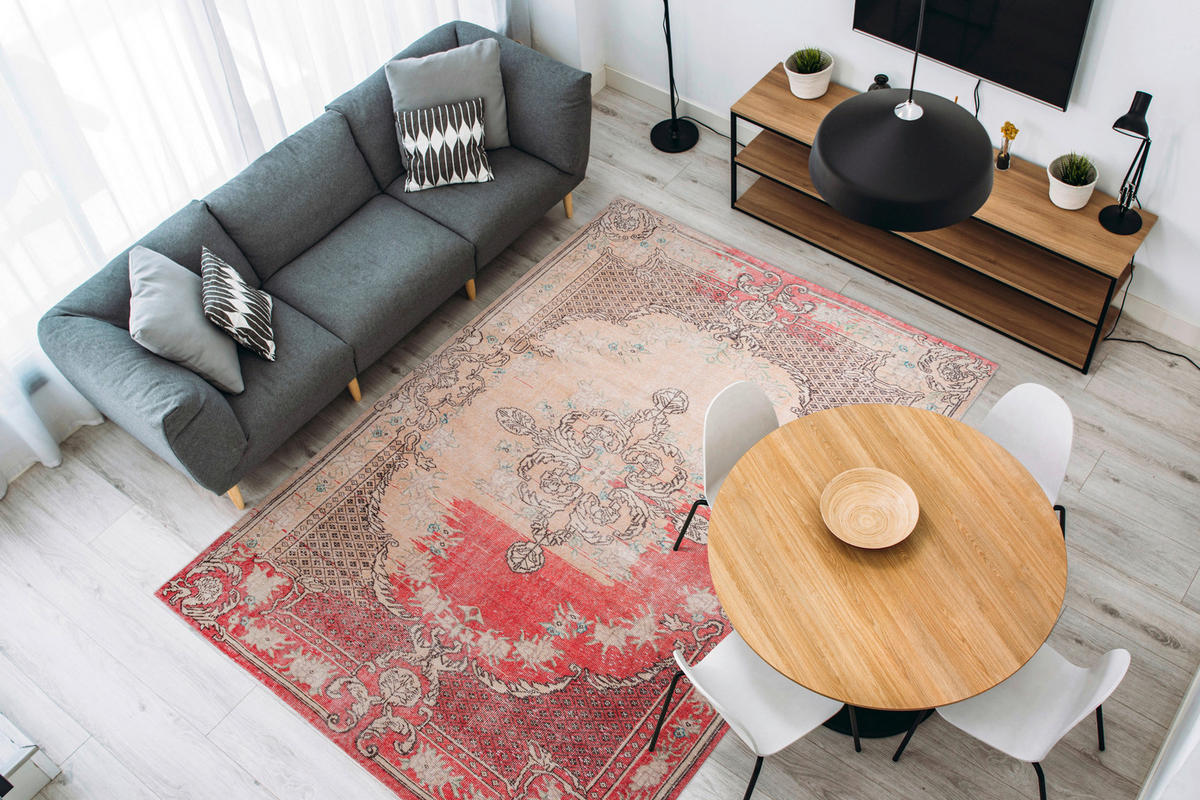 360Living Teppich Vintage rot B/L: ca. 160x230 cm Vintage - rot (160,00/230,00cm) - 360Living