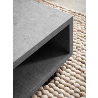Couchtisch Beton Optik B/H/T: ca. 100x25x50 cm Couchtisch - Beton (100,00/25,00/50,00cm) - Wohnling