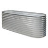 Westmann Hochbeet Oval silber Metall B/H/L: ca. 80x82x240 cm Oval - silber (240,00/80,00/82,00cm) - Westmann