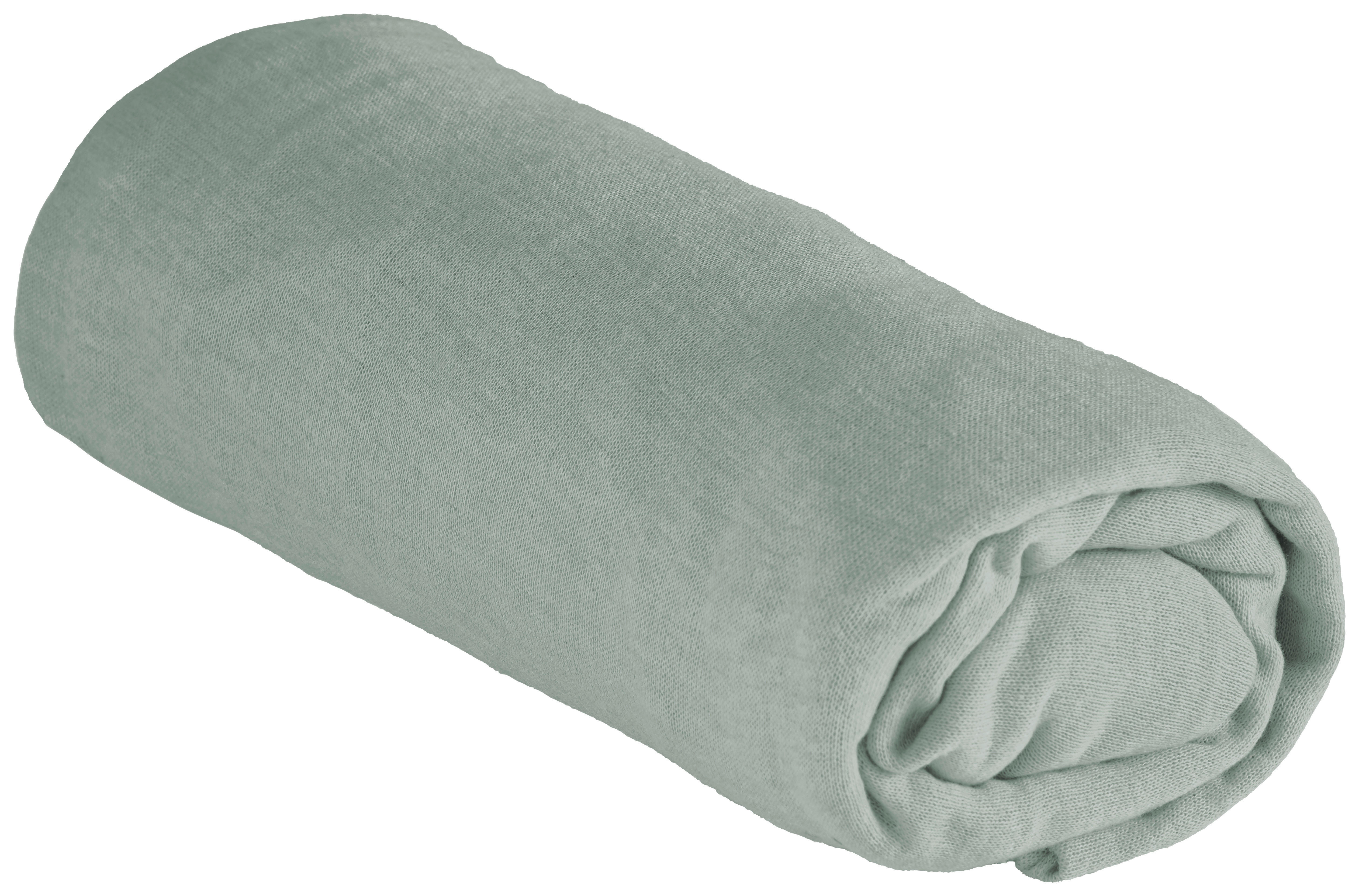 Spannbetttuch Spannbetttuch_Jersey 100x200cm - grün (100,00/200,00cm) - Sensation