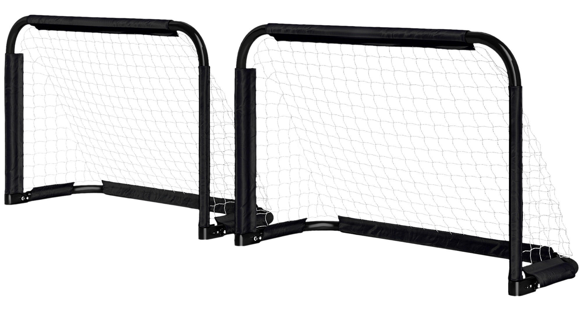 HOMCOM Fußballtor schwarz B/H/L: ca. 36x60x90 cm Fußballtor - schwarz (90,00/36,00/60,00cm) - HOMCOM