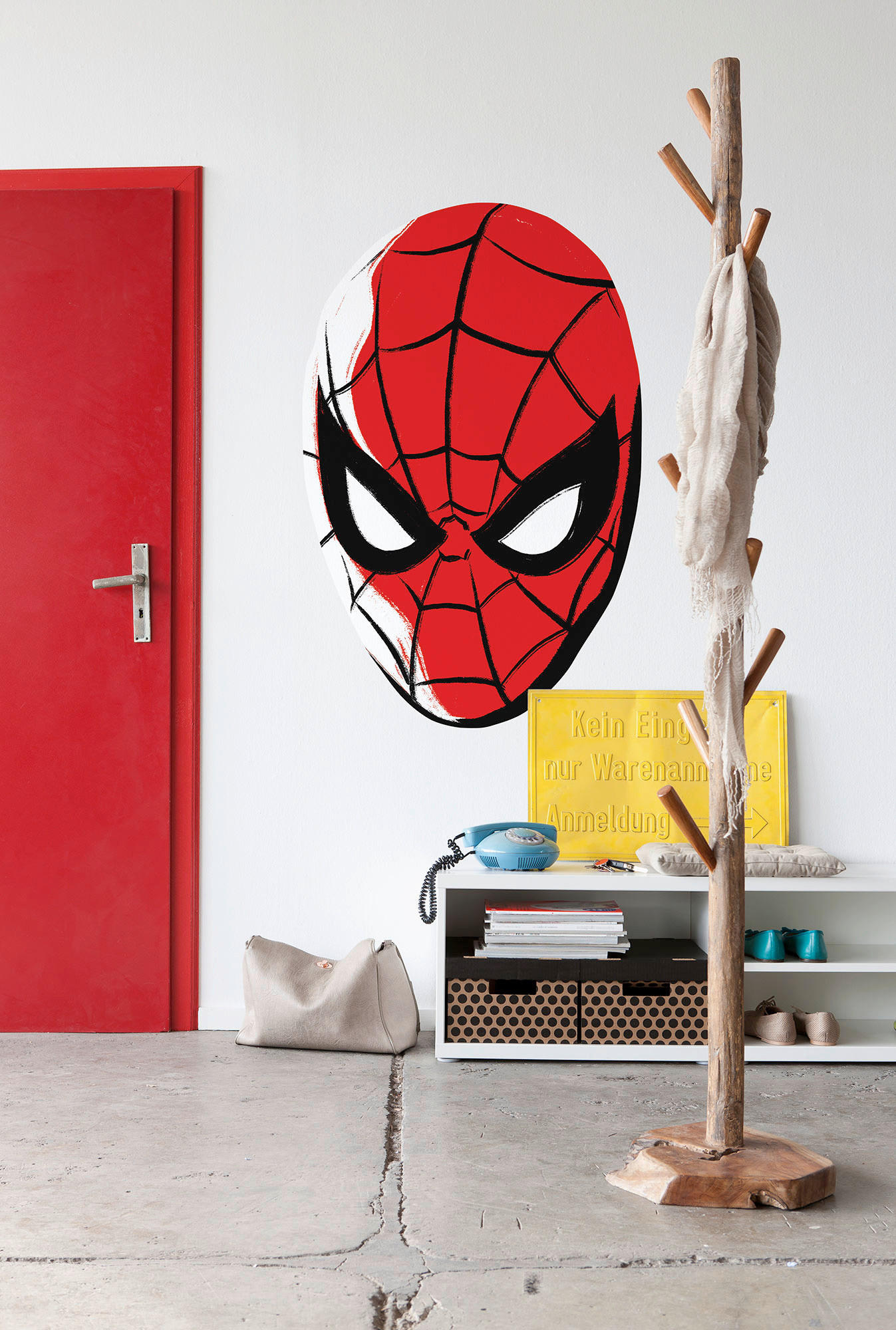 Komar Wandtattoo Spider Man Headshot  Spider Man Headshot B/L: ca. 125x125 cm Spider Man Headshot - (125,00/125,00cm) - Komar