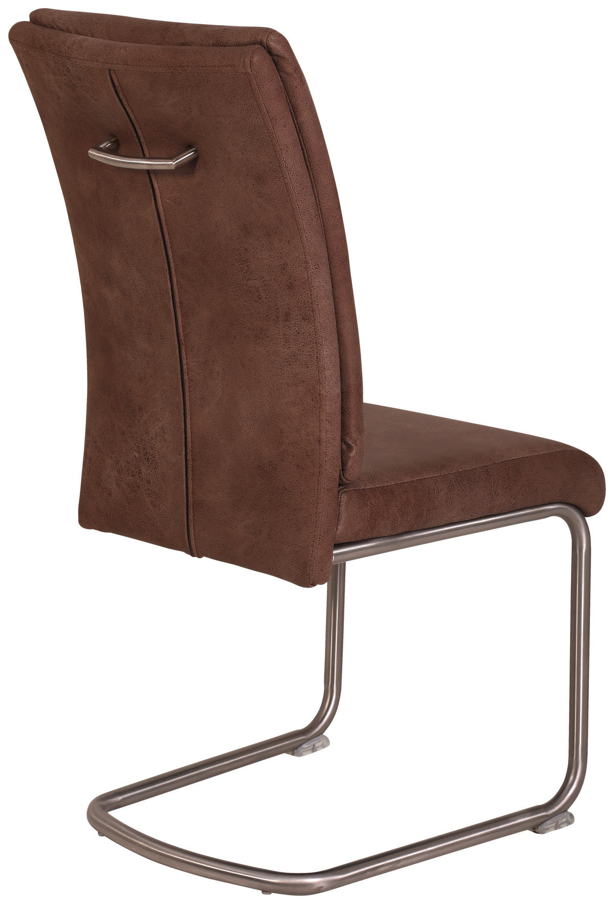 Schwingstuhl Paula 4er Set braun Schlamm Microfaser B/H/T: ca. 45x102x65 cm Paula 4er Set - braun (45,00/102,00/65,00cm) - Hela