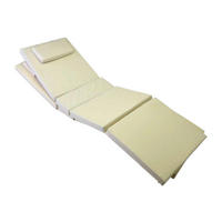 VCM Liegenauflage 2er Set creme Polyester B/L: ca. 58x188 cm 2er Set - creme (58,00/188,00cm) - VCM
