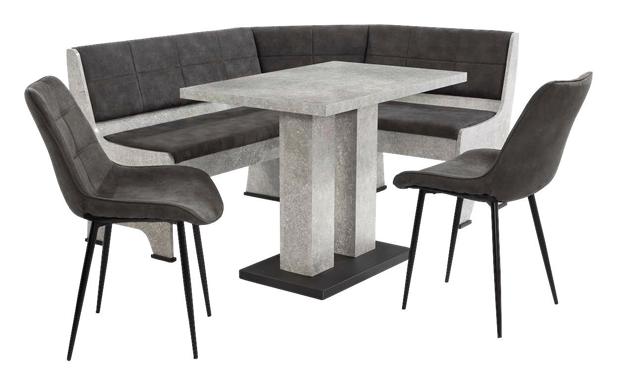 Eckbankgruppe  Beton B/T: ca. 100x65 cm Tigris_Eckbankgruppe_6003620 - Beton/grau (100,00/65,00cm)
