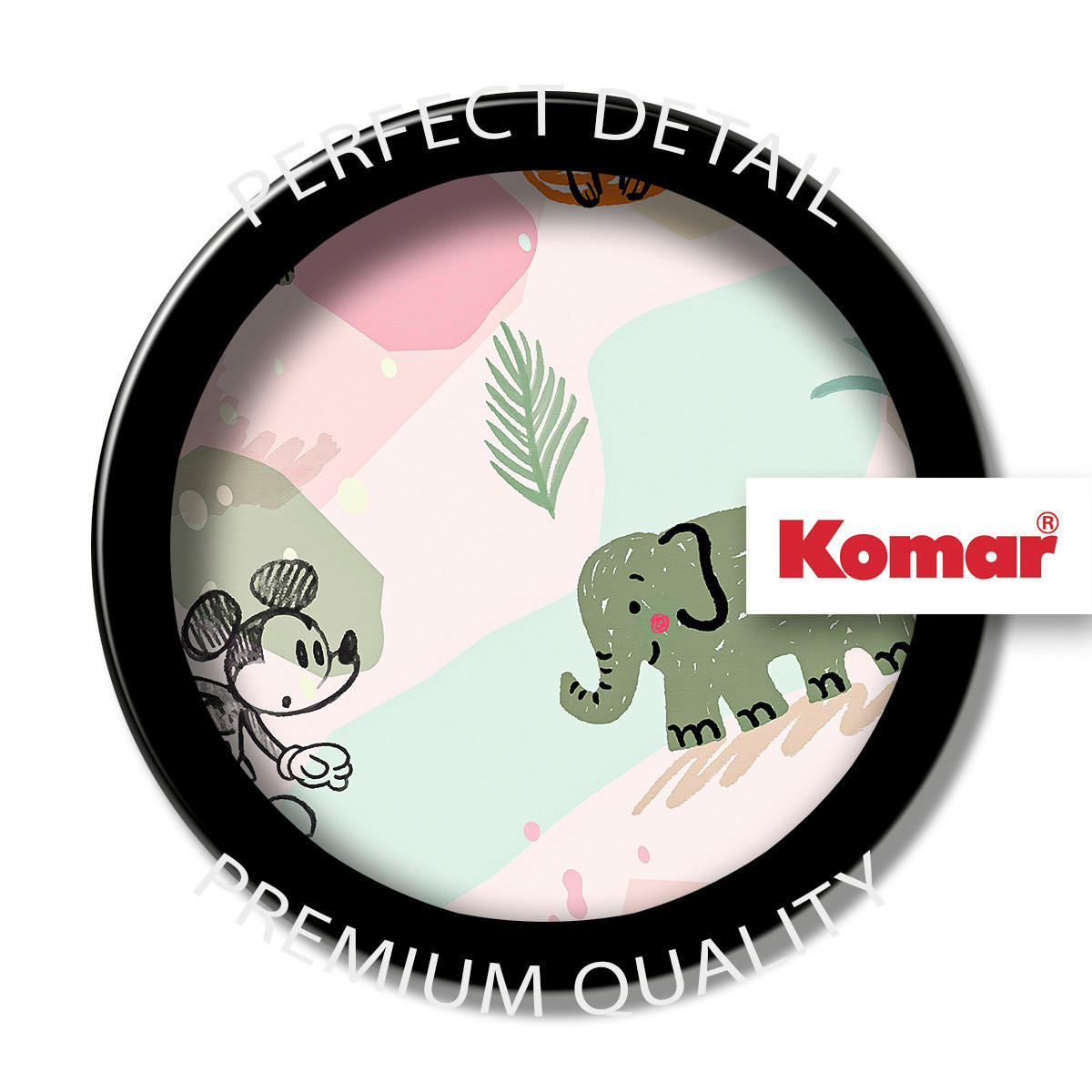 Komar Fototapete Mickey Safari B/L: ca. 200x250 cm Mickey Safari - (200,00/250,00cm) - Komar