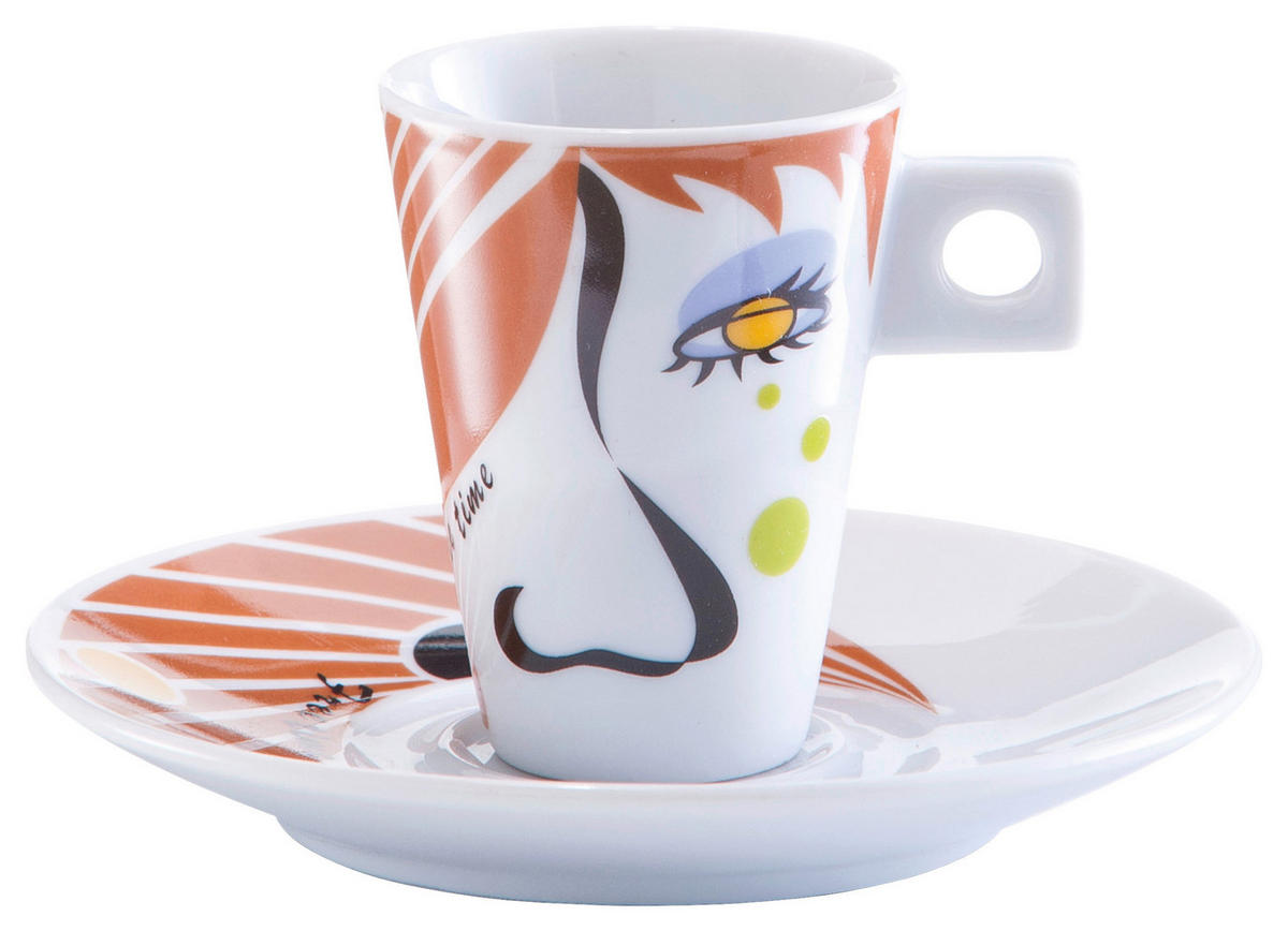 Zeller Espresso-Set Faces Faces - Zeller