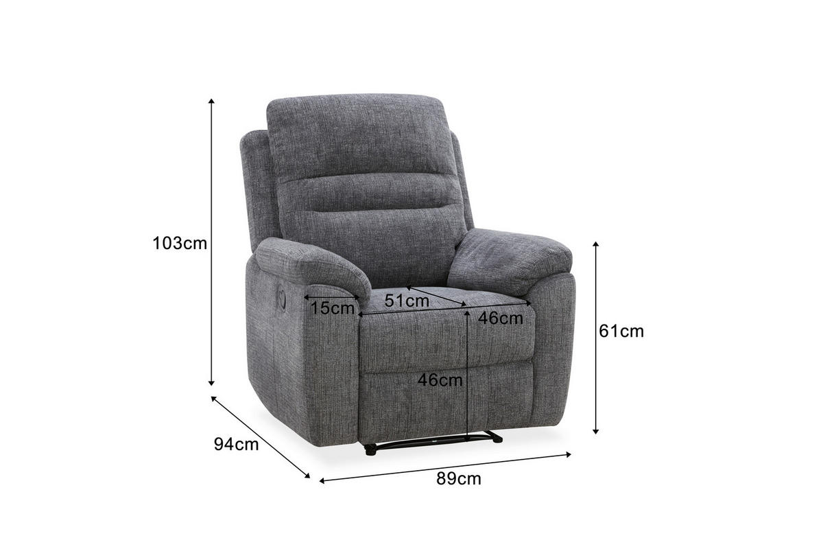 Sofa 3-2-1 KW 2028 dunkelgrau Microfaser KW 2028 - schwarz/dunkelgrau