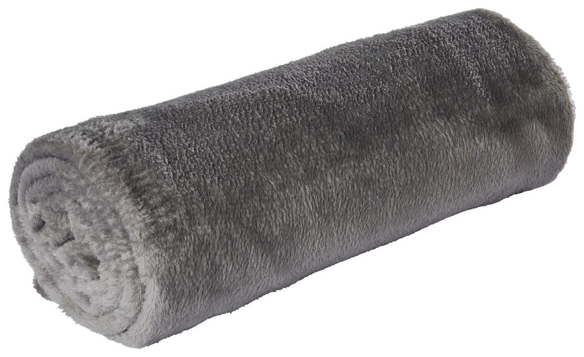 Flanelldecke Flanelldecke 130x160cm grau - grau (130,00/160,00cm) - Sensation