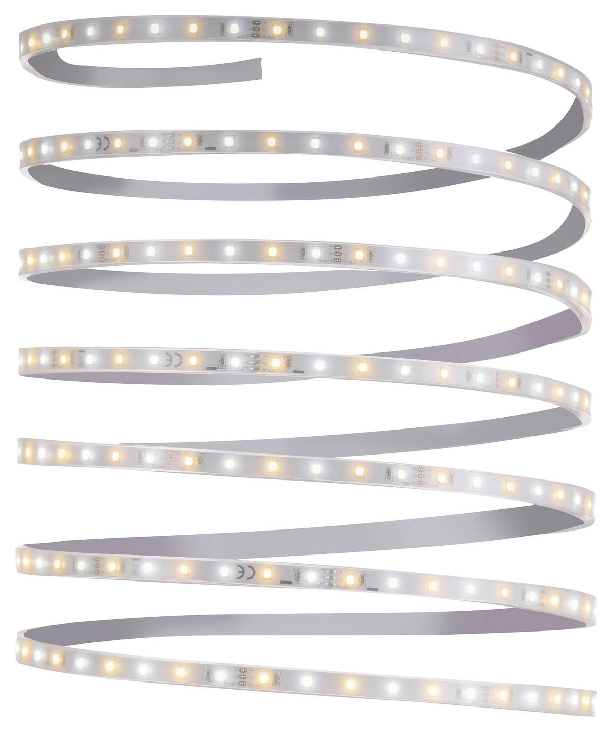 Just Light LED-Lichtstreifen TEANIA 81207-00 transparent Metall Kunststoff B/H/T: ca. 1,5x0,5x500 cm 1 Brennstellen TEANIA - transparent (1,50/0,50/500,00cm) - Just Light