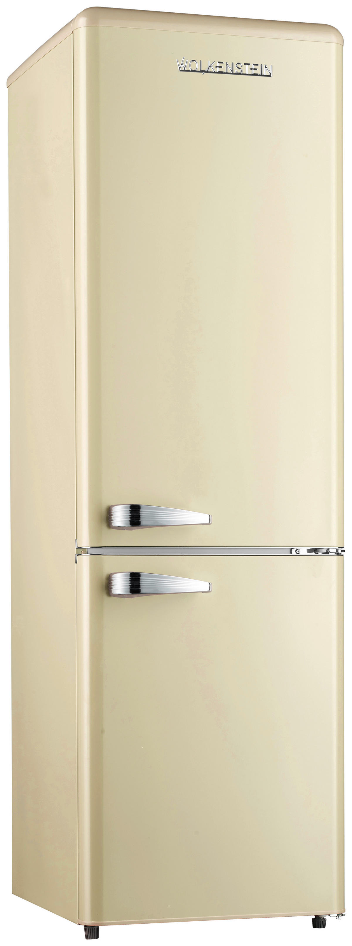 Wolkenstein Retro Kühl-/Gefrierkombination KG250.4RT SC creme B/H/T: ca. 54,6x177,5x62,6 cm Kühl-/Gefrierkombi KG250.4RT SC A++ - creme (54,60/177,50/62,60cm) - Wolkenstein