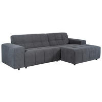 Polsterecke Asia grau Flachgewebe B/H/T: ca. 300x80x160 cm Asia - schwarz/grau (300,00/80,00/160,00cm)