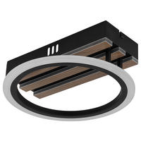 GLOBO Deckenventilator Deckenleuchte-Blevins - schwarz (30,00/30,00/12,00cm) - GLOBO