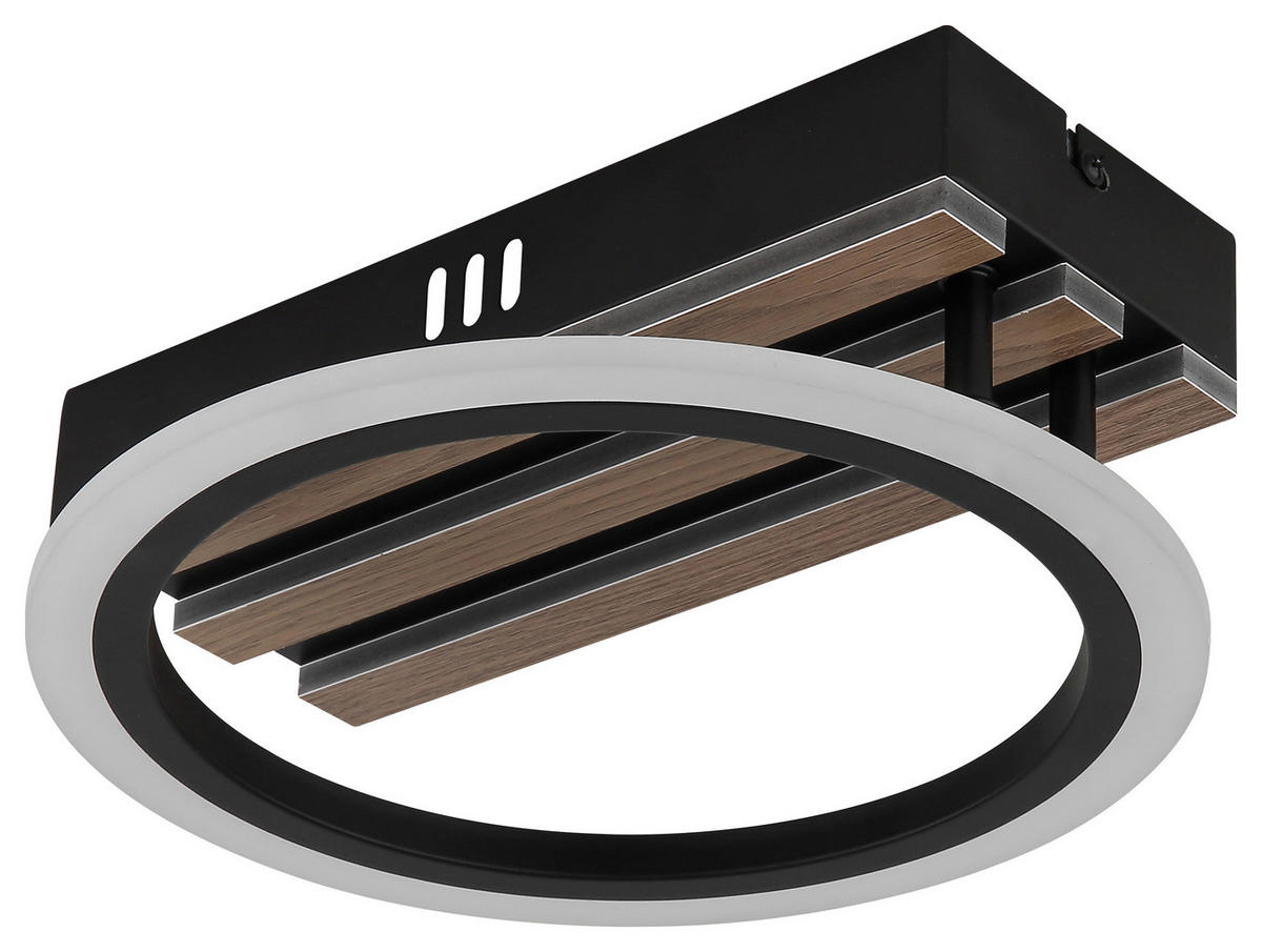 GLOBO Deckenventilator Deckenleuchte-Blevins - schwarz (30,00/30,00/12,00cm) - GLOBO