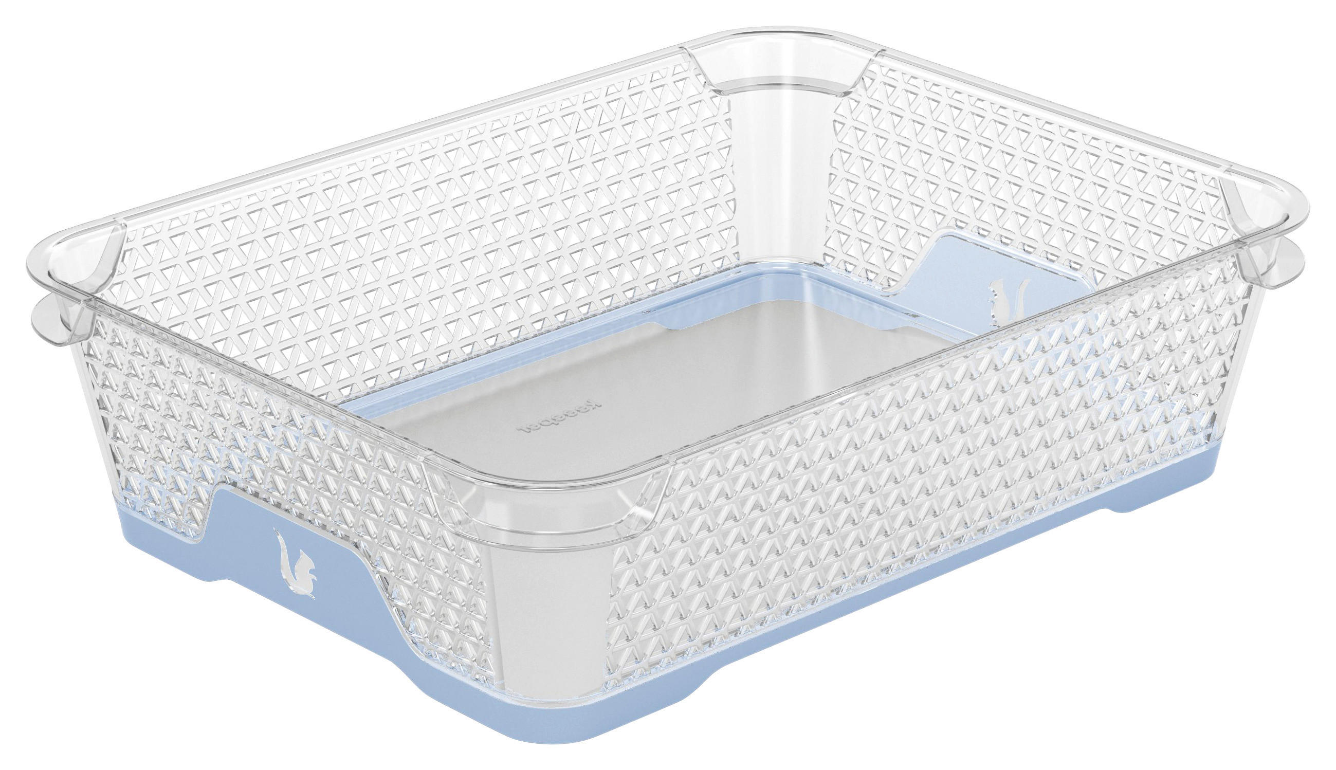 keeeper Stapelkörbchen blau B/H/L: ca. 20x7x26,5 cm Stapelkörbchen_Jonas - blau (26,50/20,00/7,00cm) - keeeper