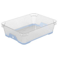 keeeper Stapelkörbchen blau B/H/L: ca. 20x7x26,5 cm Stapelkörbchen_Jonas - blau (26,50/20,00/7,00cm) - keeeper