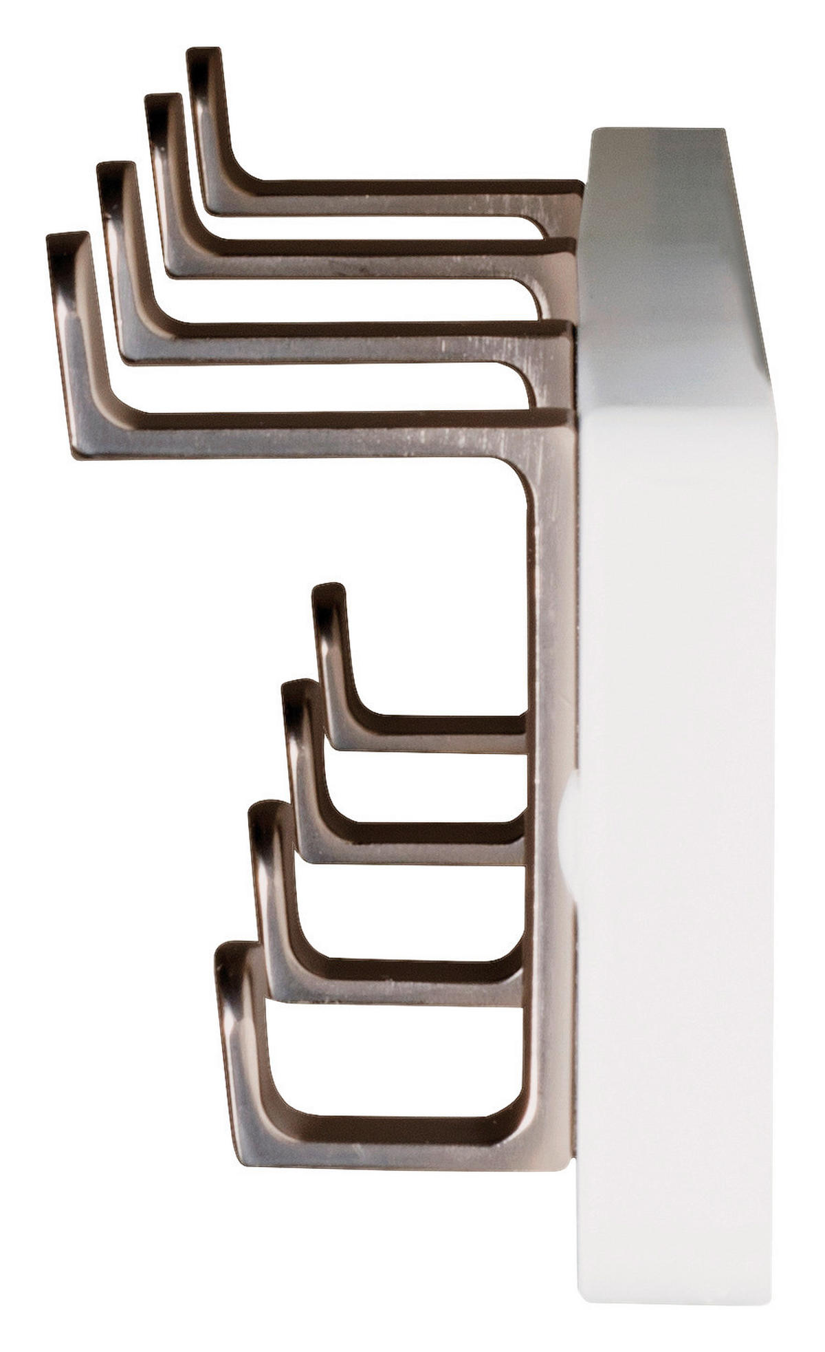 Garderobenleiste  weiß Metall B/H/T: ca. 45x7x6 cm Freddy_1_Garderobenleiste 55300 - weiß (45,00/7,00/6,00cm)