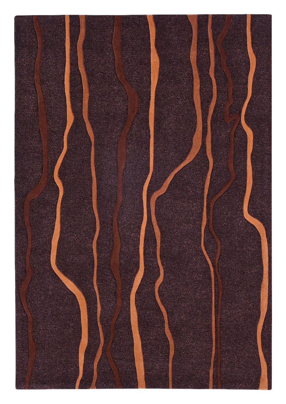 Arte Espina Kurzflorteppich Spirit 5032 orange B/L: ca. 70x140 cm Spirit 5032 - orange/taupe (70,00/140,00cm) - Arte Espina