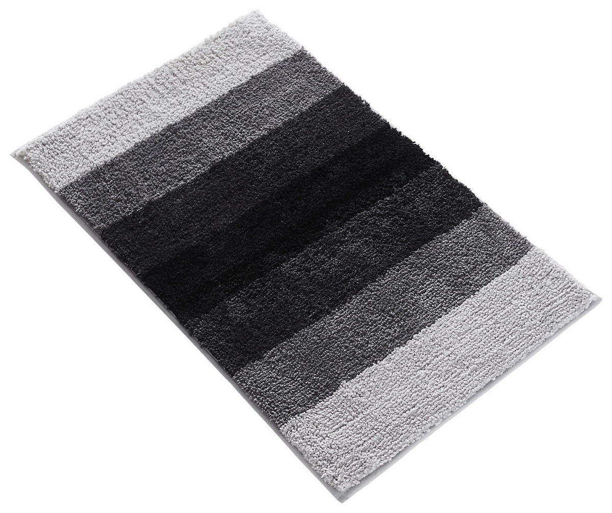 Badematte Farbverlauf Farbverlauf - anthrazit (80,00/50,00cm)