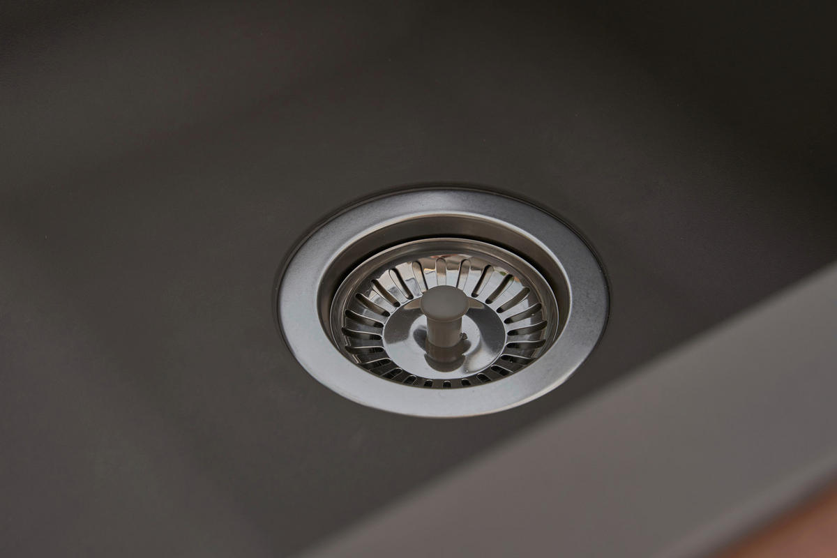 Respekta Einbauspüle Denver 78 x 44 G Beton grau Mineralite B/H/T: ca. 78x17x43,5 cm Denver 78 x 44 G - Beton/grau (78,00/17,00/43,50cm) - Respekta