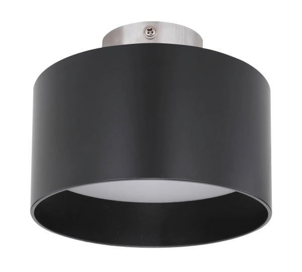Thumbnail - GLOBO Deckenleuchte Jenny schwarz Satiniert Aluminium Kunststoff H/D: ca. 11x14 cm