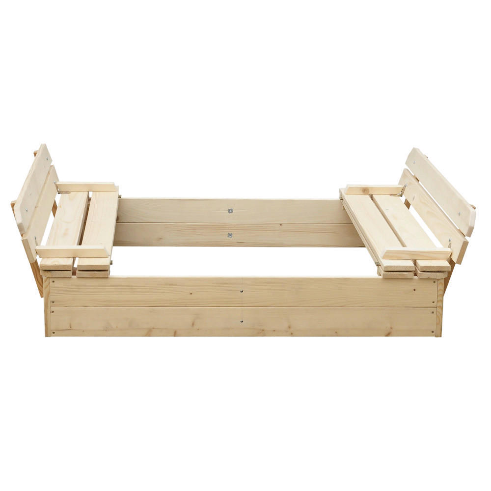 Timbela Sandkasten M062 natur B/H/L: ca. 118x20x122 cm M062 - natur (122,00/118,00/20,00cm) - Timbela