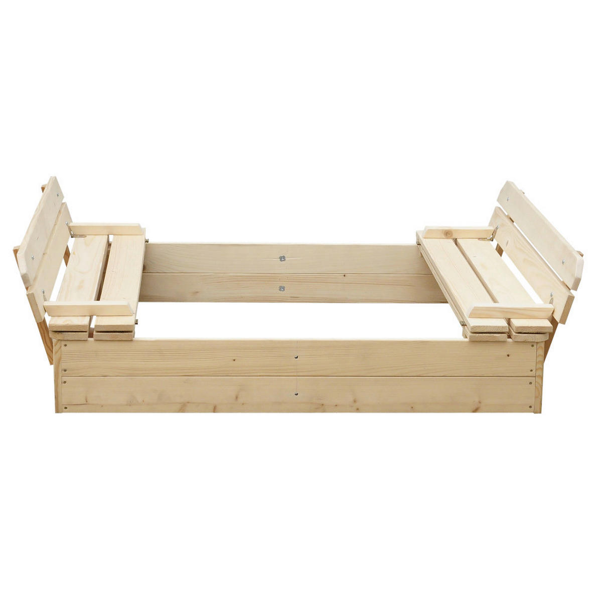 Timbela Sandkasten M062 natur B/H/L: ca. 118x20x122 cm M062 - natur (122,00/118,00/20,00cm) - Timbela