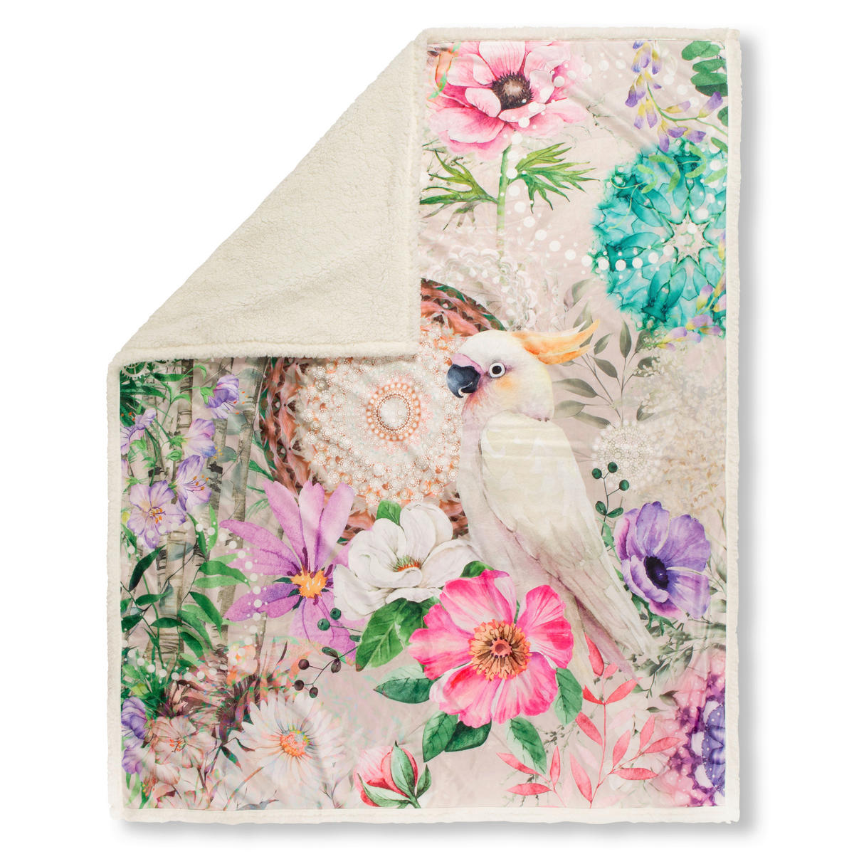 Wohndecke Indah Multi Polyester B/L: ca. 130x160 cm Indah - Multi (130,00/160,00cm) - HIP