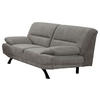 Sofa Bruno graubraun Microfaser B/H/T: ca. 191x83x94 cm Bruno - schwarz/graubraun (191,00/83,00/94,00cm)