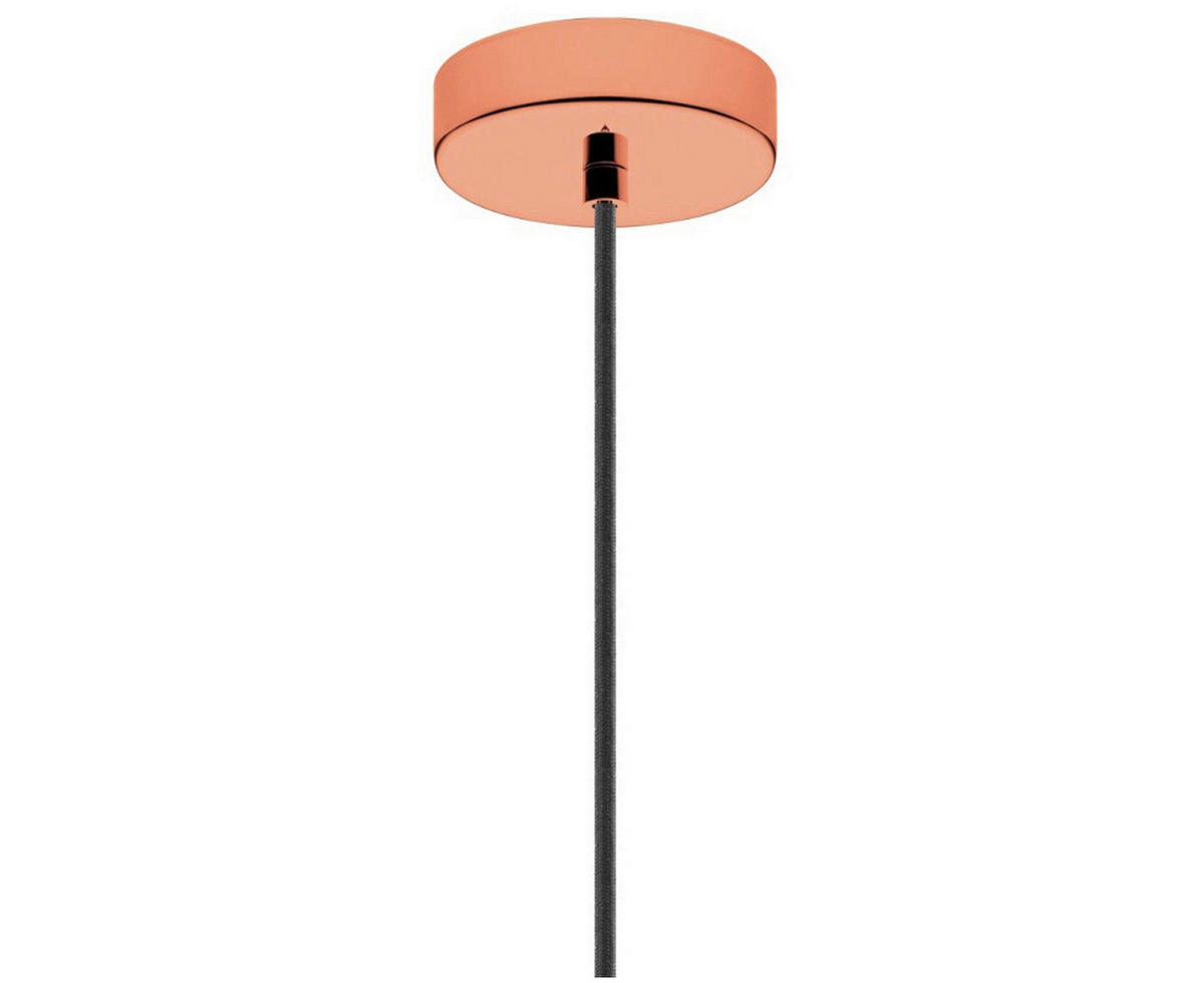 Eglo Pendelleuchte Kupfer Metall B/H/L: ca. 10x200x10 cm E27 1 Brennstellen Yorth - Kupfer (10,00/10,00/200,00cm) - Eglo
