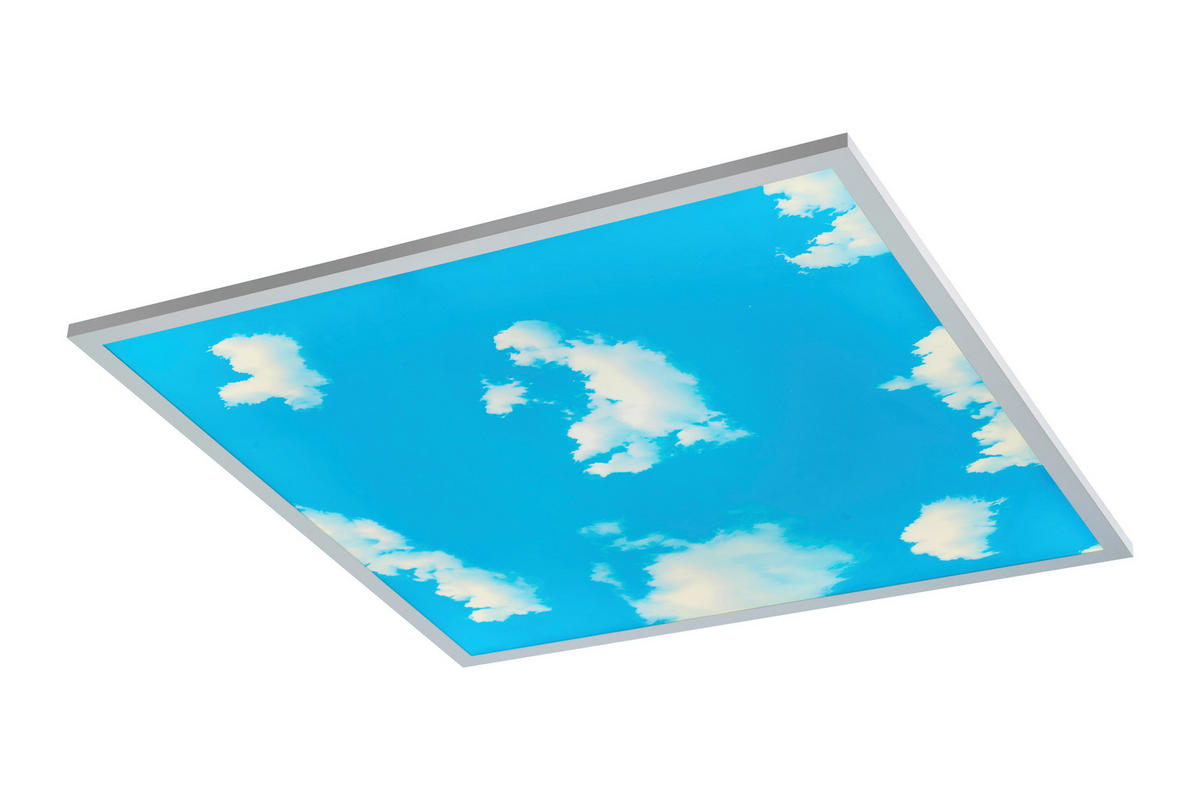 POCOline LED-Deckenleuchte blau B/H/L: ca. 59,5x5x59,5 cm LED-Deckenleuchte_Heaven - blau (59,50/59,50/5,00cm) - POCOline