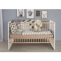 Babybett Mats weiß B/H/T: ca. 144x83x78 cm Mats - weiß (144,00/83,00/78,00cm) - Trendteam