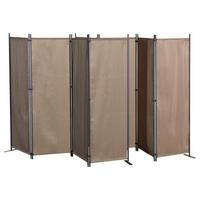 Grasekamp Paravent 4-teilig 2er Set taupe Polyester B/H: ca. 225x170 cm 4-teilig 2er Set - taupe (225,00/170,00cm) - Grasekamp