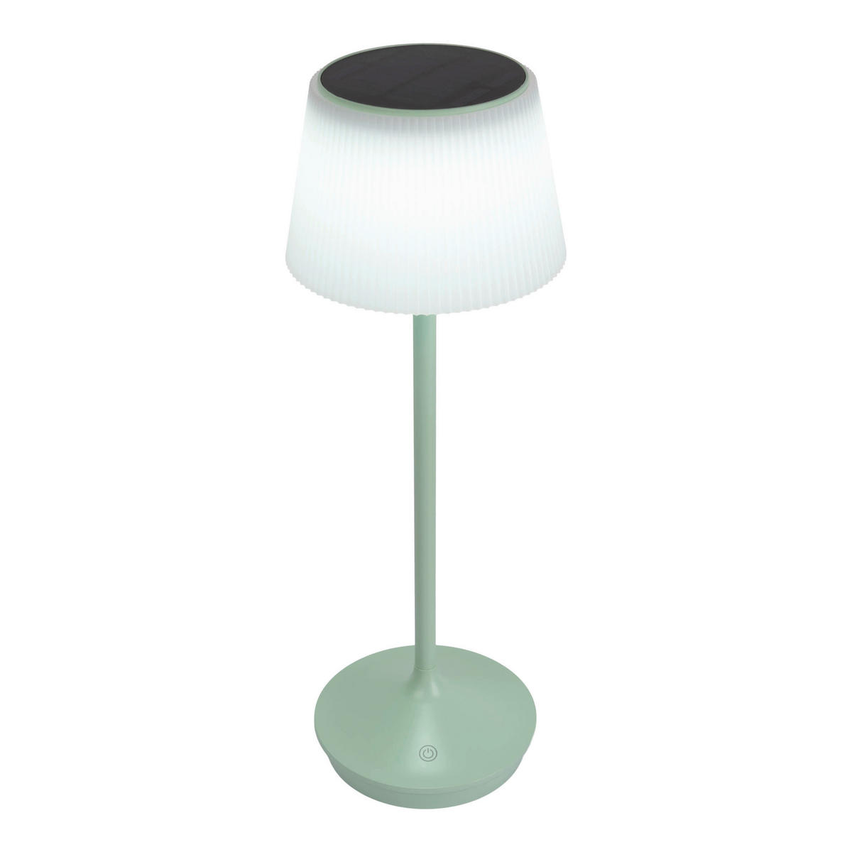 LED-Solar-Tischleuchte mint Metall Kunststoff B/H/T/D: ca. 13x38x13x13 cm EMMI - mint (13,00/38,00/13,00cm) - Näve Leuchten