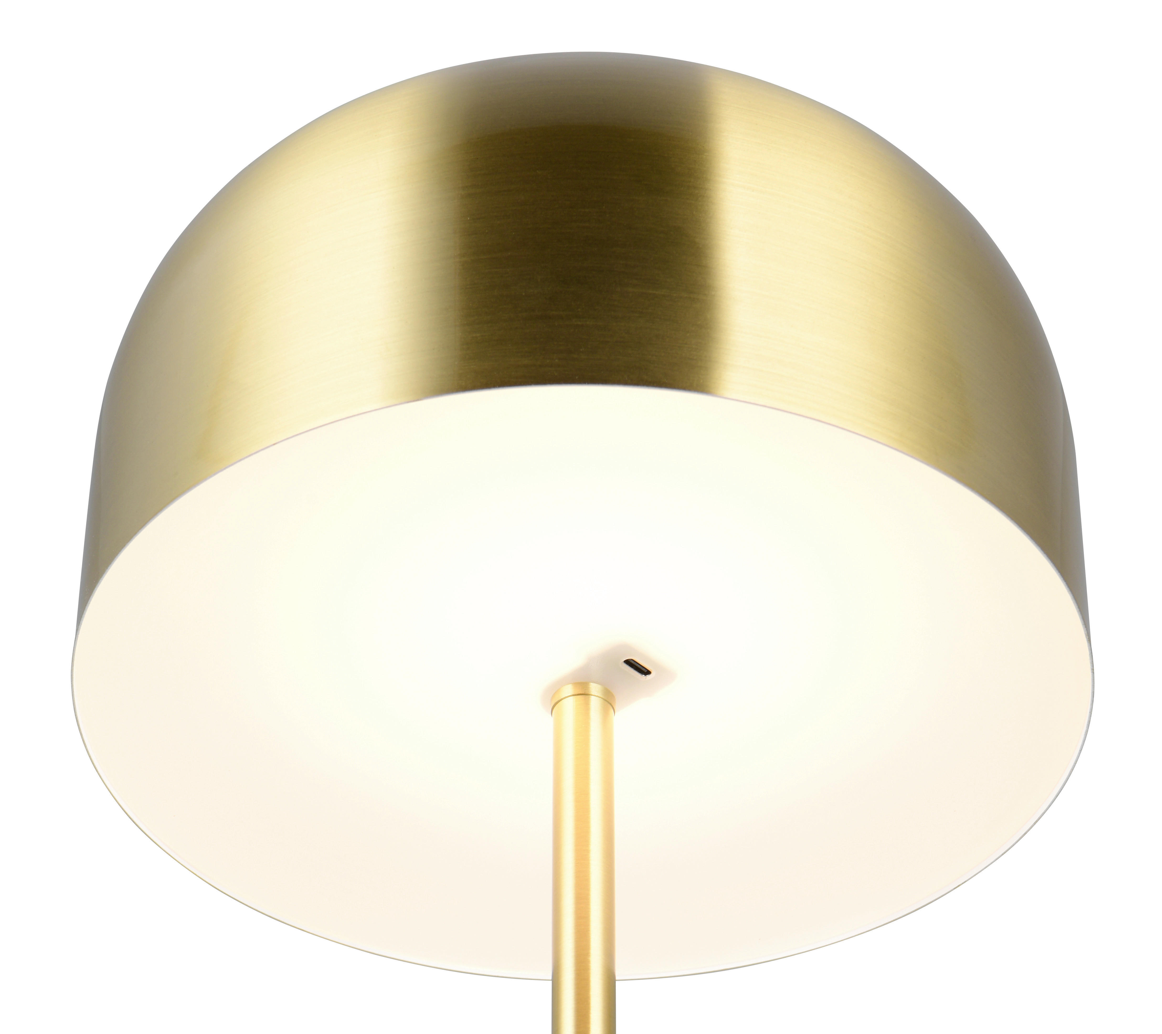 Reality LED Stehleuchte JEFF messing Metall H: ca. 147 cm 1 Brennstellen Jeff - messing (147,00cm) - Reality