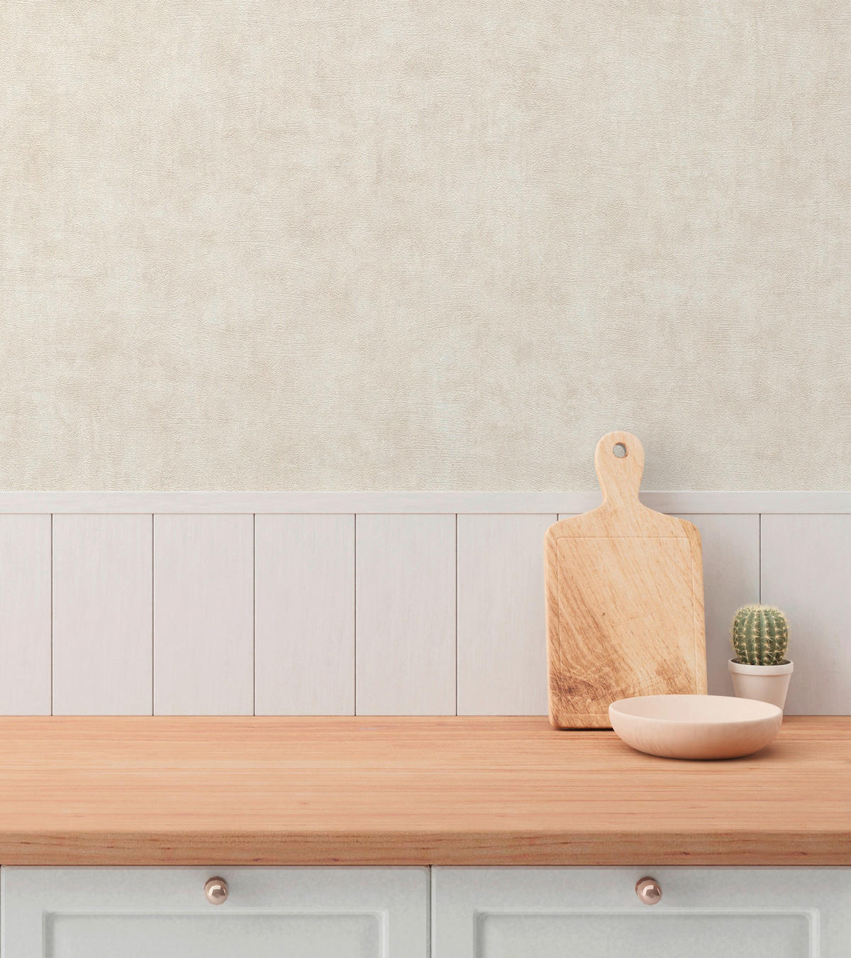 A.S.Creation Vliestapete beige B/H/D: ca. 53x1005x8,5 cm Vliestapete - beige (8,50/1005,00cm) - A.S.Creation