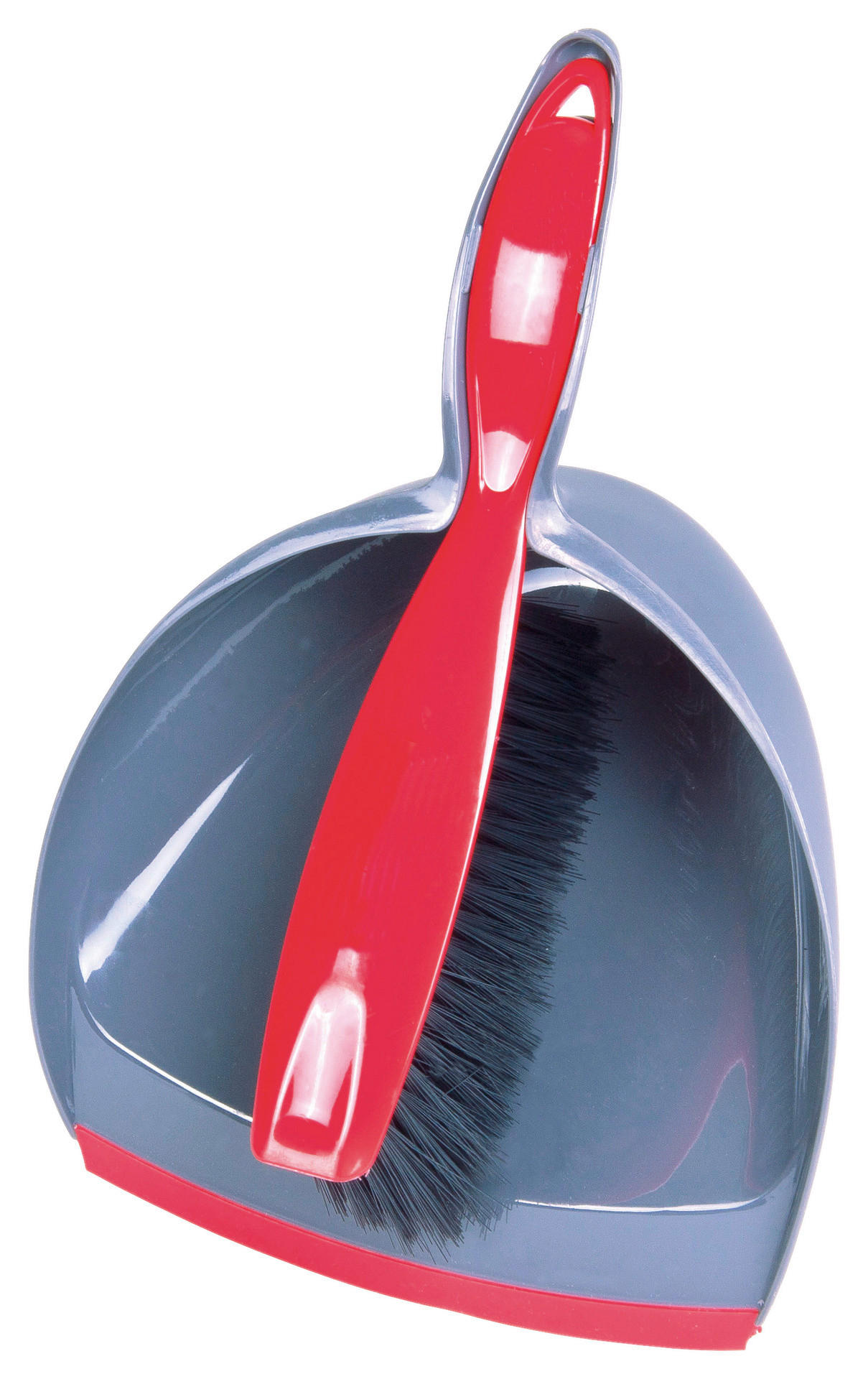 POCOline Kehrgarnitur grau B/H/L: ca. 24x8x34 cm Kehrgarnitur_Classic - rot/grau (34,00/24,00/8,00cm) - POCOline