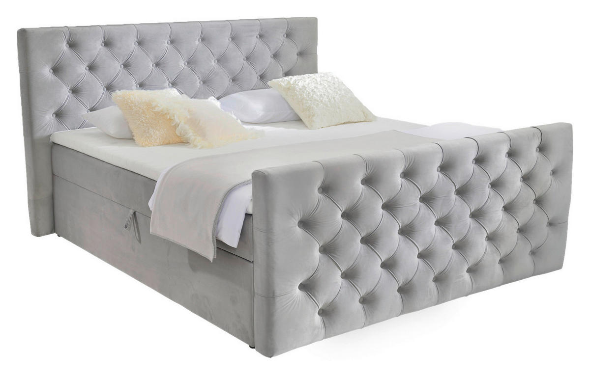 Boxbett Glow Silbergrau Glow - Silbergrau (200,00/117,00/224,00cm)