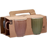 Becher 4er Set mehrfarbig Keramik Becher_4erSet 150ml - mehrfarbig
