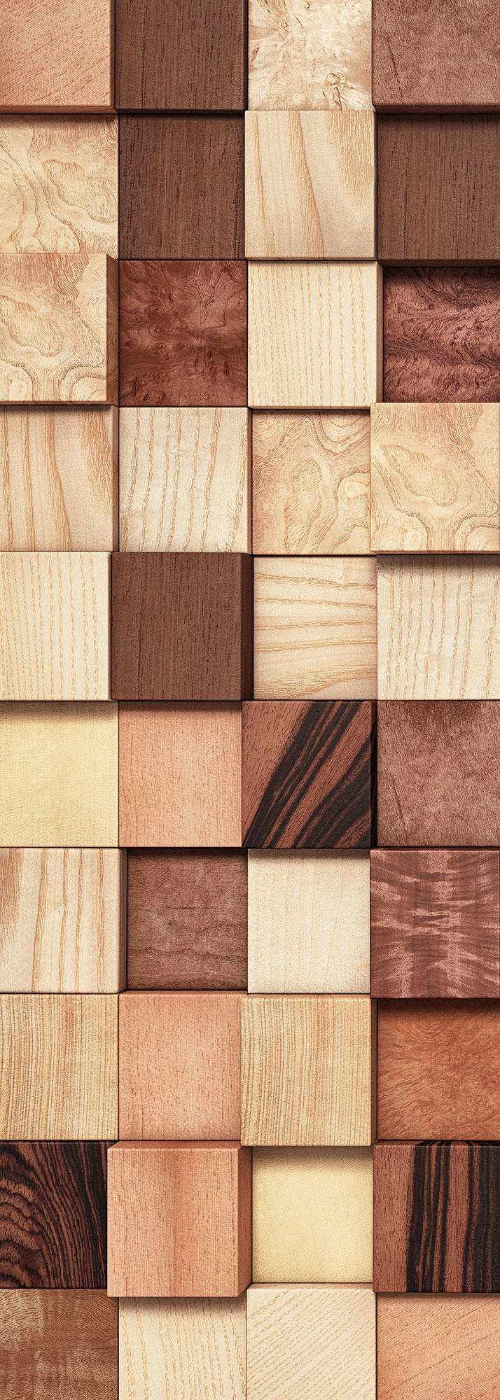 Komar Fototapete Lumbercheck B/L: ca. 100x280 cm Lumbercheck - (100,00/280,00cm) - Komar