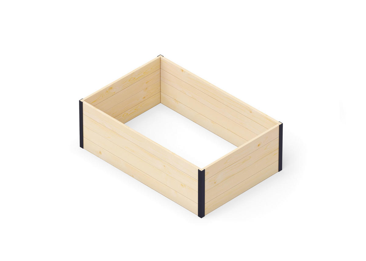 UPYARD Hochbeet MODERN natur Holz B/H/L: ca. 80x40x120 cm MODERN - natur (120,00/80,00/40,00cm) - UPYARD