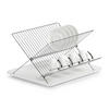 Zeller Geschirrabtropfständer weiß Metall B/H/L: ca. 32x23x43 cm Geschirrabtropfständer - weiß (43,00/32,00/23,00cm) - Zeller
