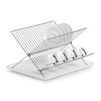 Zeller Geschirrabtropfständer weiß Metall B/H/L: ca. 32x23x43 cm Geschirrabtropfständer - weiß (43,00/32,00/23,00cm) - Zeller
