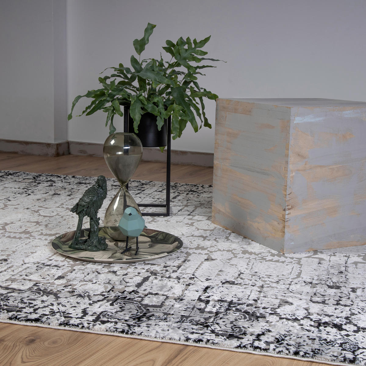 Teppich Phoenix grau B/L: ca. 80x150 cm Phoenix - grau (80,00/150,00cm)