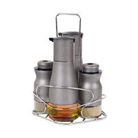 SCHÄFER Menageset grau Stahl Menage_4erSet - grau - SCHÄFER