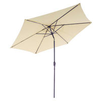 VCM Sonnenschirm creme Polyester-Mischgewebe H/D: ca. 230x290 cm Sonnenschirm - creme (290,00/230,00cm) - VCM