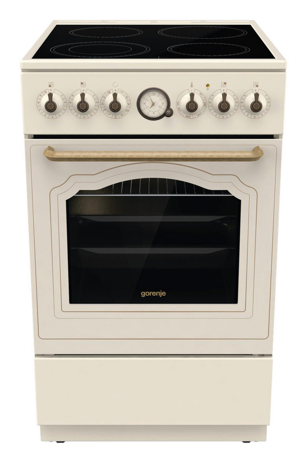 Gorenje Stand-Elektroherd GECS5B70CLI creme B/H/T: ca. 50x85x59,4 cm Stand-Elektroherd GECS5B70CLI - creme (50,00/85,00/59,40cm) - Gorenje