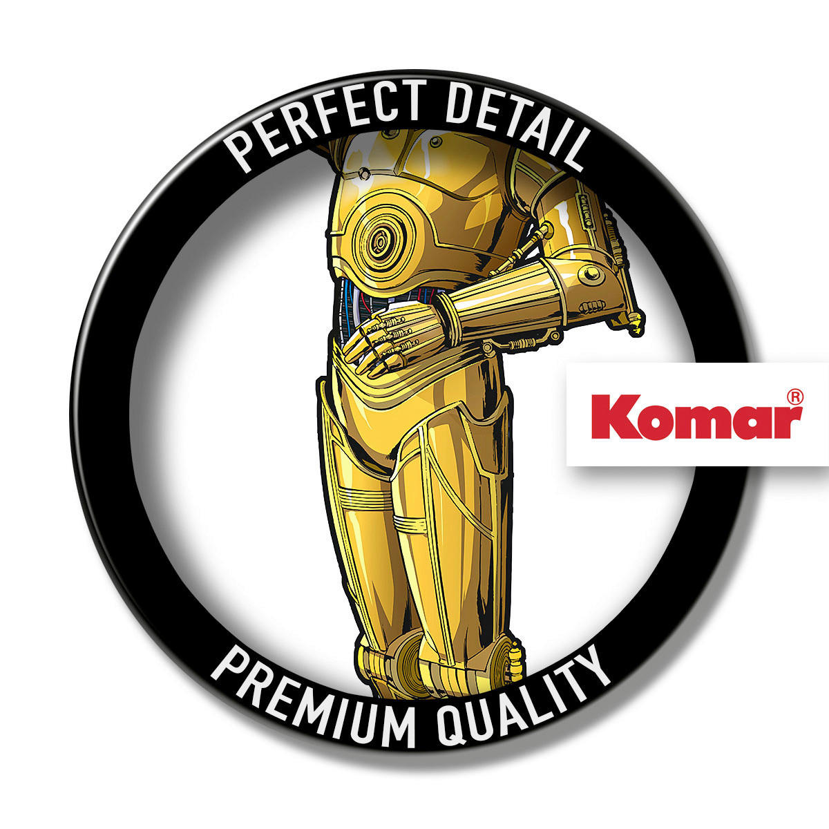 Komar Fototapete Star Wars XXL C 3PO B/L: ca. 127x200 cm Star Wars XXL C 3PO - (127,00/200,00cm) - Komar