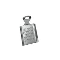 Metaltex Reibe silber Edelstahl B/H/L: ca. 8x16x9,5 cm Mini-Reibe - silber (9,50/8,00/16,00cm) - Metaltex