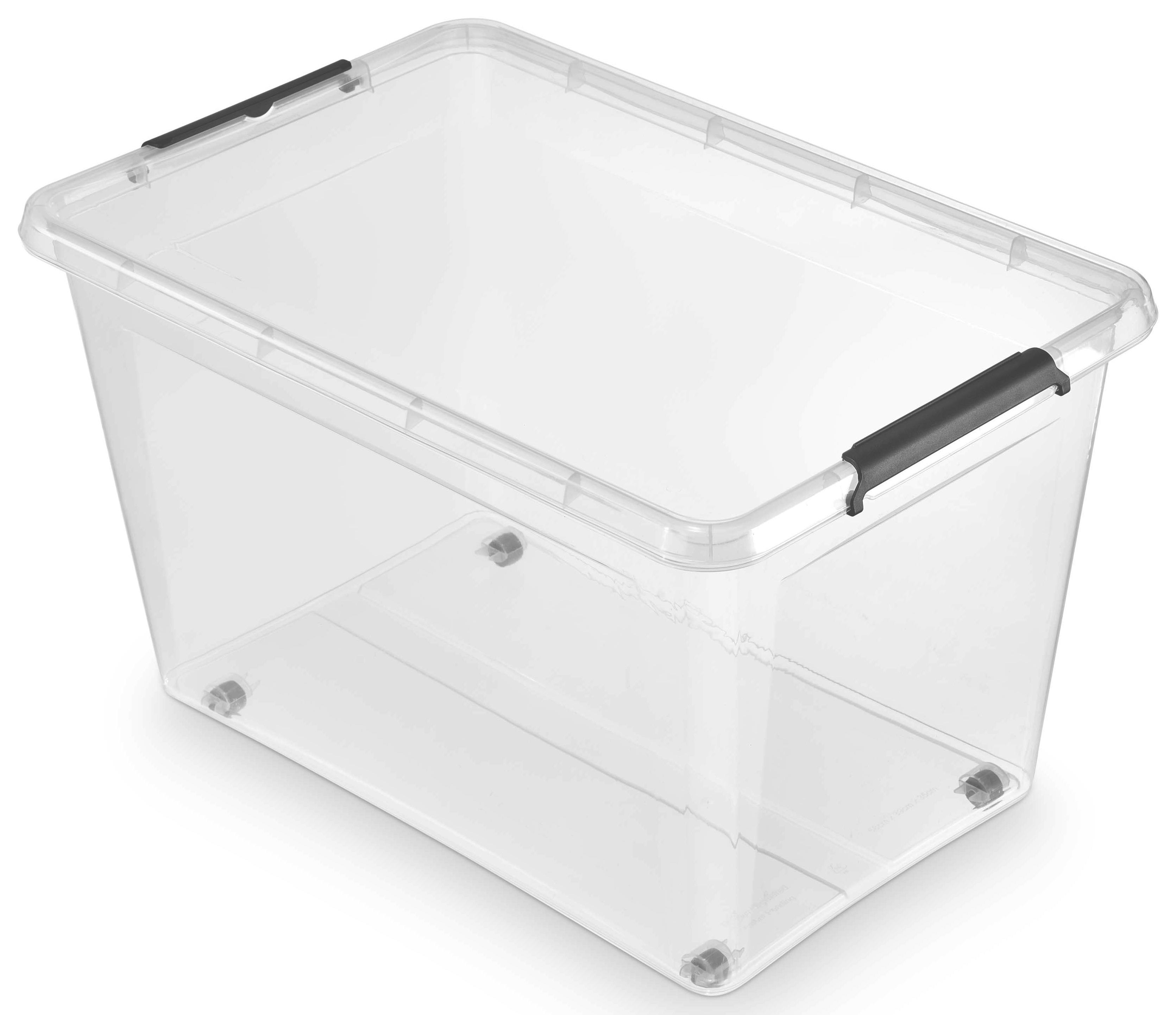 Keeeper Clip-box Transparent B/h/l: Ca. 39x35x58 Cm Clipbox_lars 60l - transparent (58,00/39,00/35,00cm)
